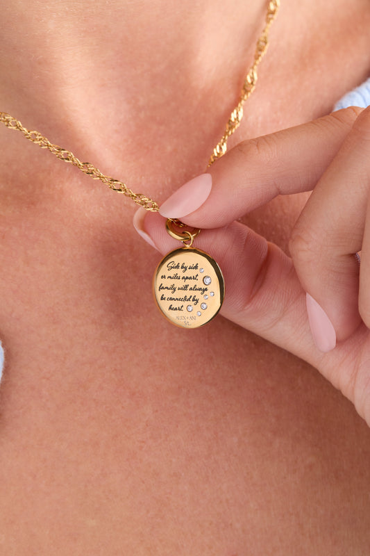 Grandma Hummingbird Disc Charm