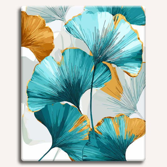 Ginko Leave Art  - Paint By Numbers Kit